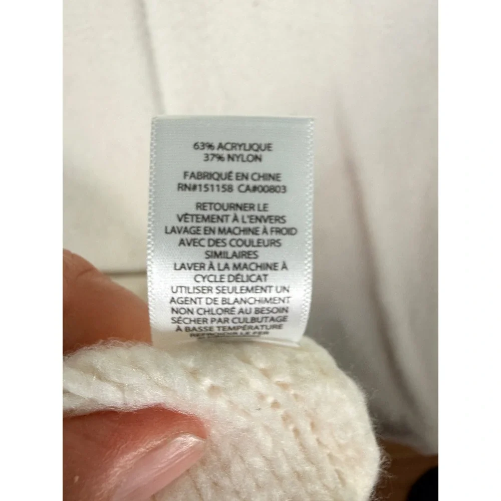 525‎ America Women Sea Salt White Kendall Funnel Neck Cable Tank